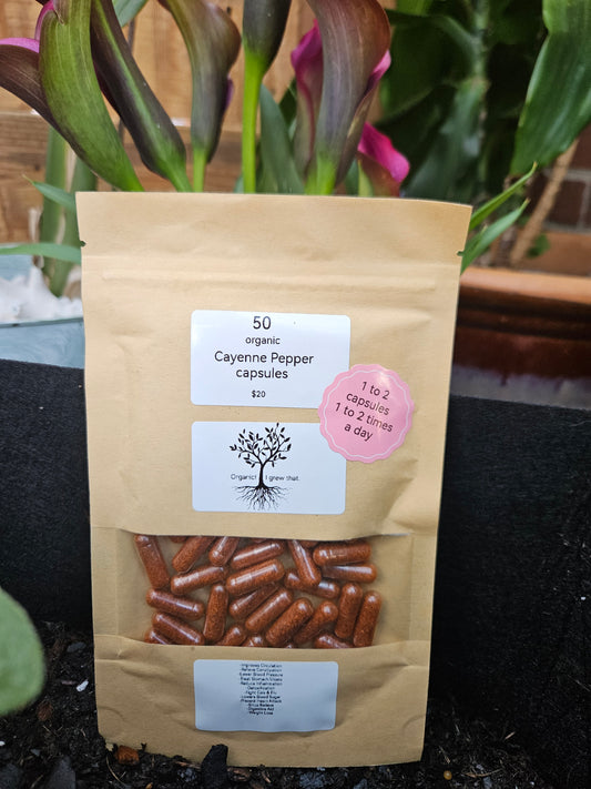 50 Cayenne Pepper Capsules